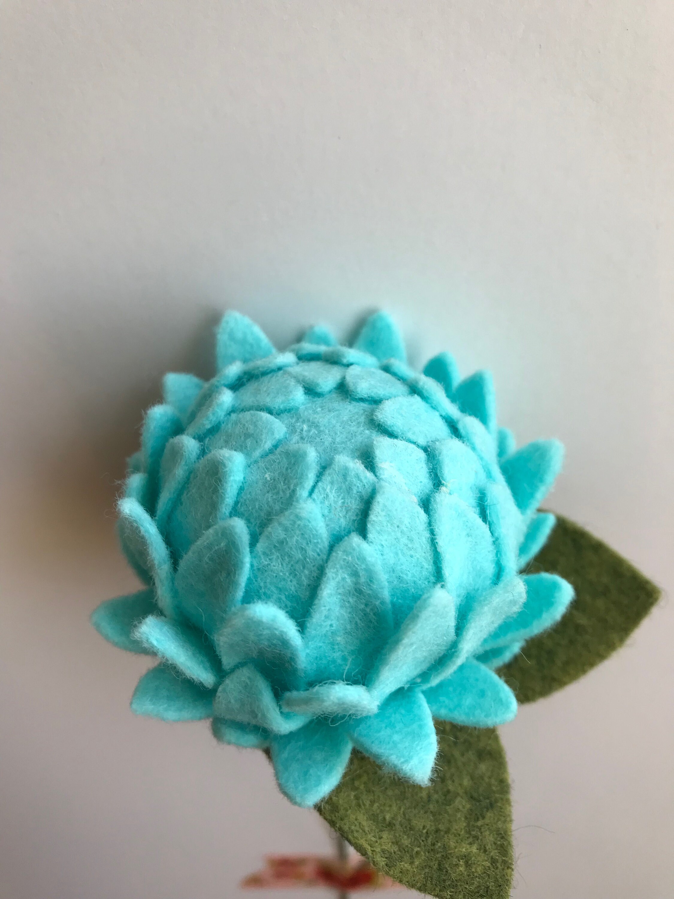Felt flower felt flower stem felt flower bouquet build your Etsy