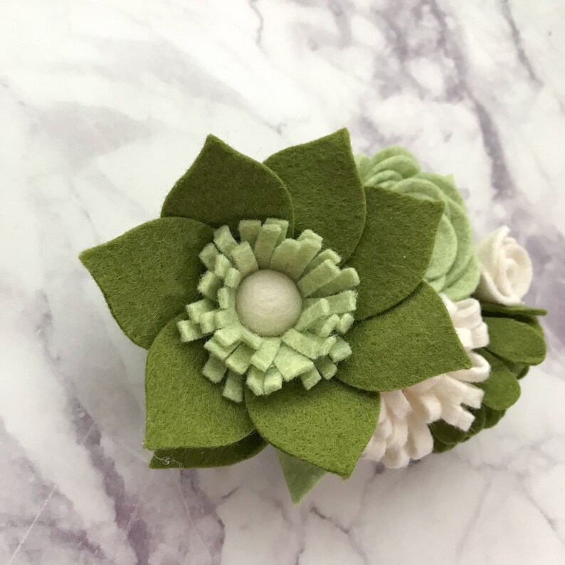 Felt flower crown felt flower crown for girls baby girl Etsy