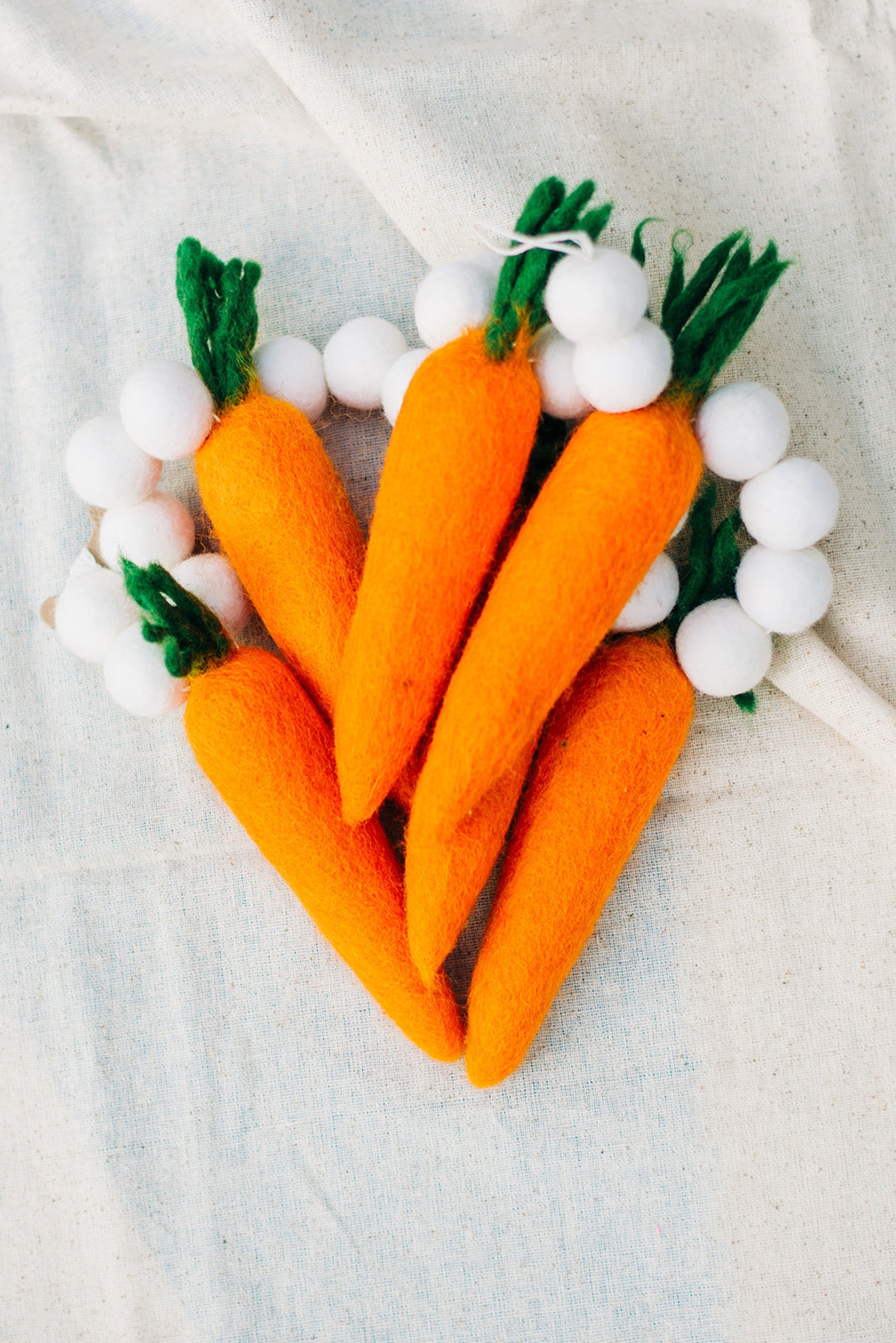 Easter Garland Felt Ball Garland Easter Decor Spring Etsy