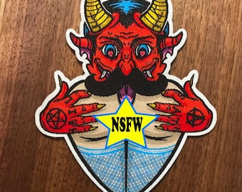 HUNGRY DEVIL - écusson en fer tissé