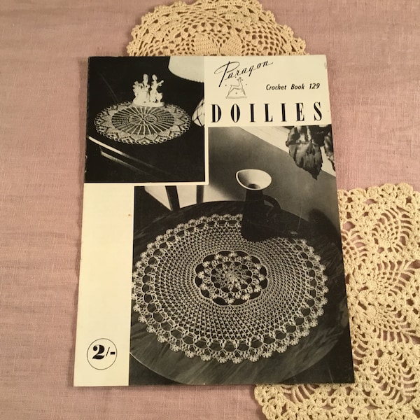 CROCHET DESIGN DOILIES  Crochet  Book No. 129   Australia from the 60's