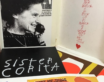 Portfolio Sister Corita Kent: boek en prenten, popart uit 1968