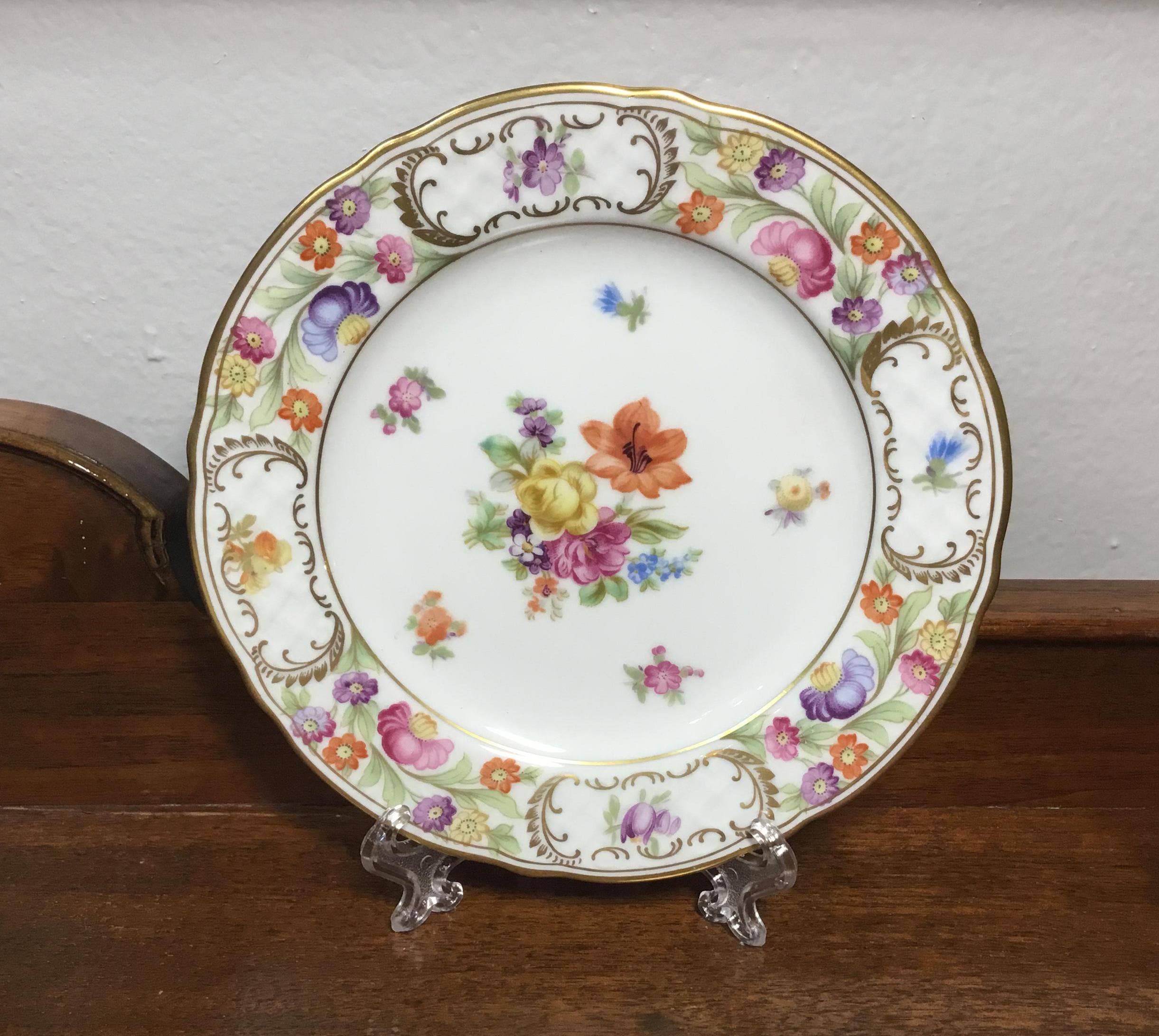Schumann Bavaria Empress Dresden Flowers - Etsy