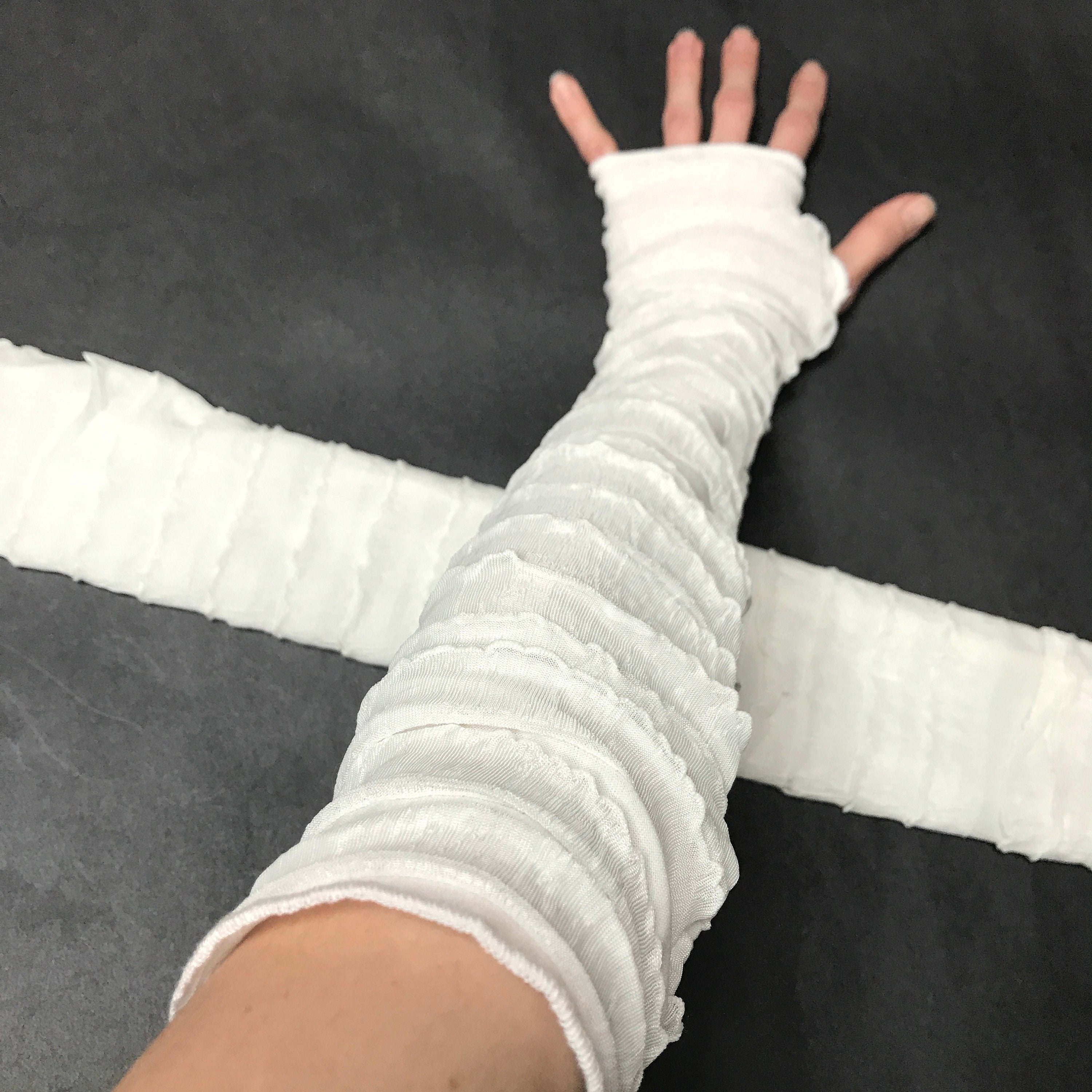 fingerless bandage gloves