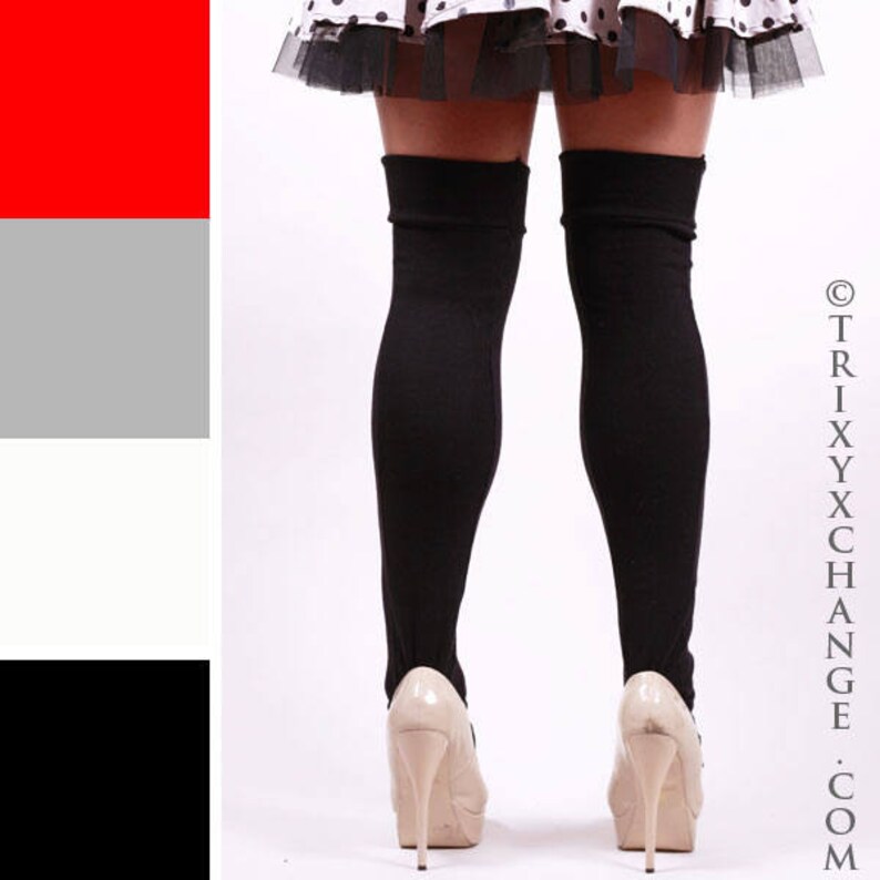 TRIXY XCHANGE Long Grey Leg Warmers Gray Cotton Leggings Etsy