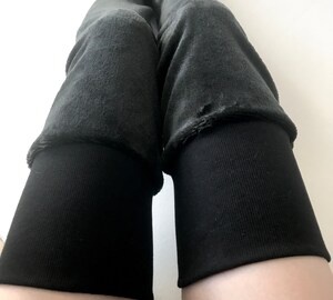 Paire De Jambières En Coton Pour Femme - Chaussettes Longues Chaudes - Taille Unique Extensible - Pour Sport, Plein Air, Hiver