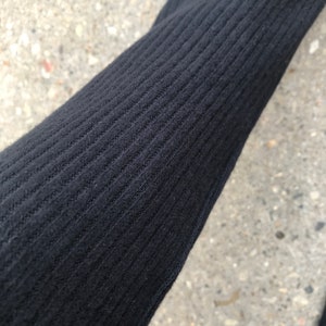 Long Black Sweater Arm Warmers Soft Fingerless Gloves Knit Armwarmers Compression Sleeves Balletcore 90s Driving Covers Warm TRIXY XCHANGE image 3