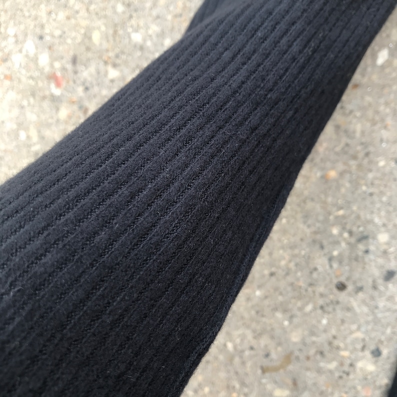 Long Black Sweater Arm Warmers Soft Fingerless Gloves Knit Armwarmers Compression Sleeves Balletcore 90s Driving Covers Warm TRIXY XCHANGE image 3