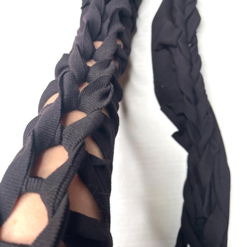Alien Cosplay Costume White Reptile Gloves Post Apocalyptic Clothing Apocalypse Clothes Corset Arm Warmers Lace Up Cut Out - TRIXY XCHANGE image 9