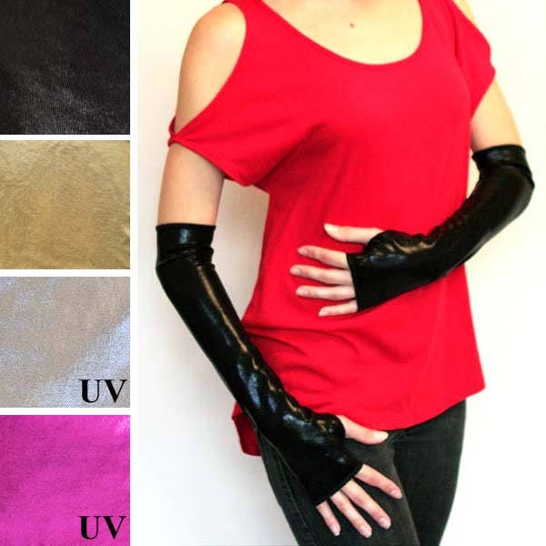 TRIXY XCHANGE Black Costume Gloves Cosplay Gloves Black Arm Etsy