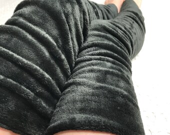 fuzzy fleece leggings