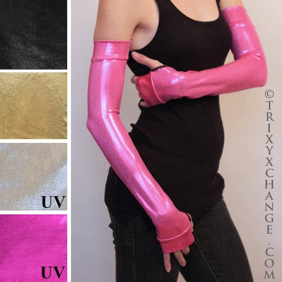 Long Pink Arm Warmers Stretchy Fingerless Gloves Long Pink Gloves Pink  Elbow Length Gloves Cosplay Costume Gloves Anime TRIXY XCHANGE -  Canada