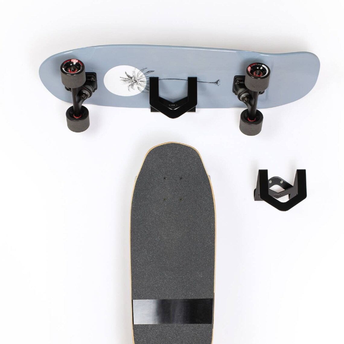 Sharplace Skateboard Fußgurte | Longboard Bindungen | 2 Stück Schwarz