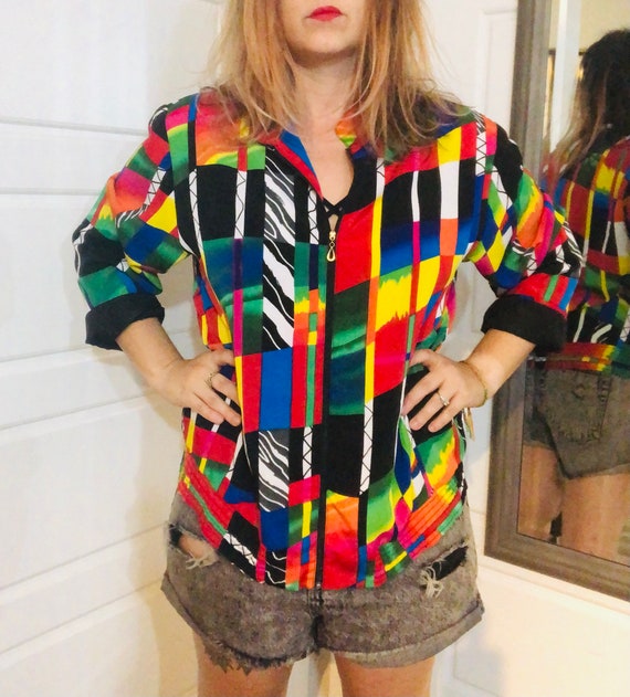 multi coloured waistcoat