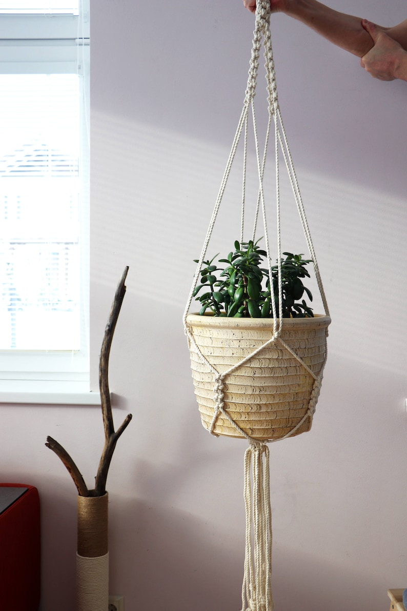 Extra Large Macrame Plant Hanger Large Macrame Plant Hanger | Etsy