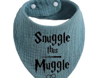 Snuggle this muggle triangular scarf for babies and toddlers, nice gift idea