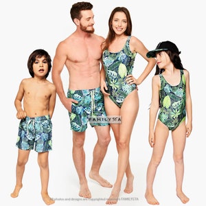 Maillots De Bain Pere Et Fils Assortis Maillots De Bain Etsy