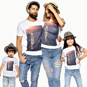 Matching tees for family cheap