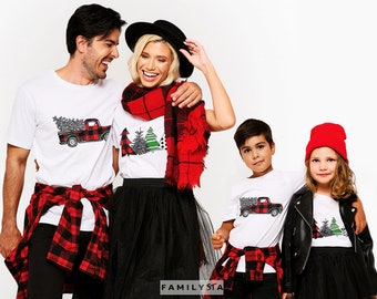 Family Matching Christmas Shirts, Family Clothing, Christmas Matching Outfits, Family Holiday Shirts, Weihnachtsoutfit Familie, Photoshoot