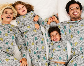 Kids Customizable Pajama Set 3T-4T Kleding Meisjeskleding Pyjamas & Badjassen Pyjama Sets Size 