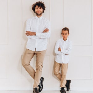 FATHER SON MATCHING LV BUTTON UP SHIRTS! By @exclusivegame