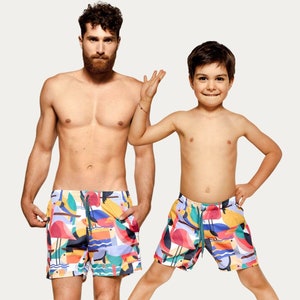Trajes de bano padre hijo Etsy Espana