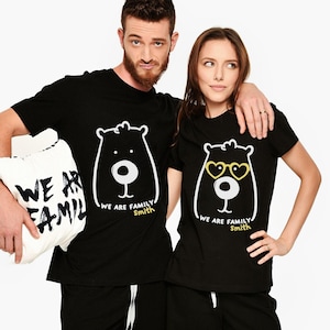 Personalized Couple Pajamas, 100% Cotton Matching Pjs, Custom Pajama Set, Gifts for Family, Cozy Loungewear Set, Custom Anniversary gift