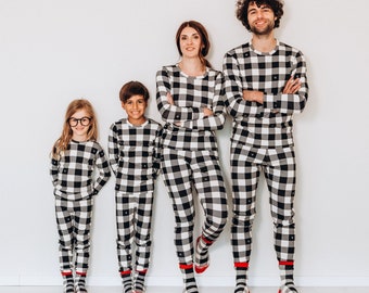 Family Matching Plaid Pajamas, Matching Buffalo Plaid Pyjamas, Family Pajamas, Gifts For Husband, Matching Jammies, Matching Family Outfit