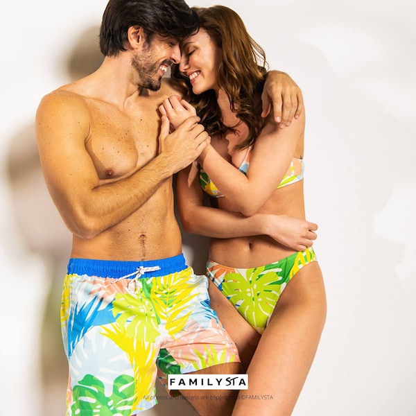 Matching Swimsuits For Couples, Honeymoon Swimwear, Couple Bathing Suits, Gifts For Wife, Mothers Day Gift, New Wife Beachwear, Travel Gifts