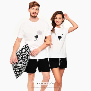 His & Hers - Couple Matching Pajamas, Couples Gift Jammies, His And Hers Pajamas, Matching Couple Outfit For Photoshoot,Fiance Gifts For Him