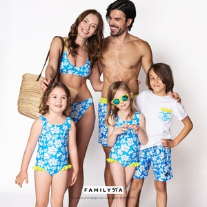 Matching Swimsuits For Family Trip, Matching Swimwear, Mommy And Son Bathing Suits, Dad And Me Swim Shorts, The Swimmer Gift, Vacation Gift