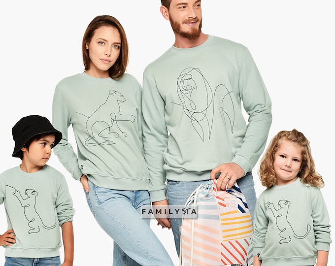 Mommy And Me Sweatshirts, Mother Daughter Matching Outfit, Twinning Outfit, Matching Family Sweatshirts, Matching Lounge Wear, Mini Me