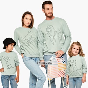 Mommy And Me Sweatshirts, Mother Daughter Matching Outfit, Twinning Outfit, Matching Family Sweatshirts, Matching Lounge Wear, Mini Me image 1