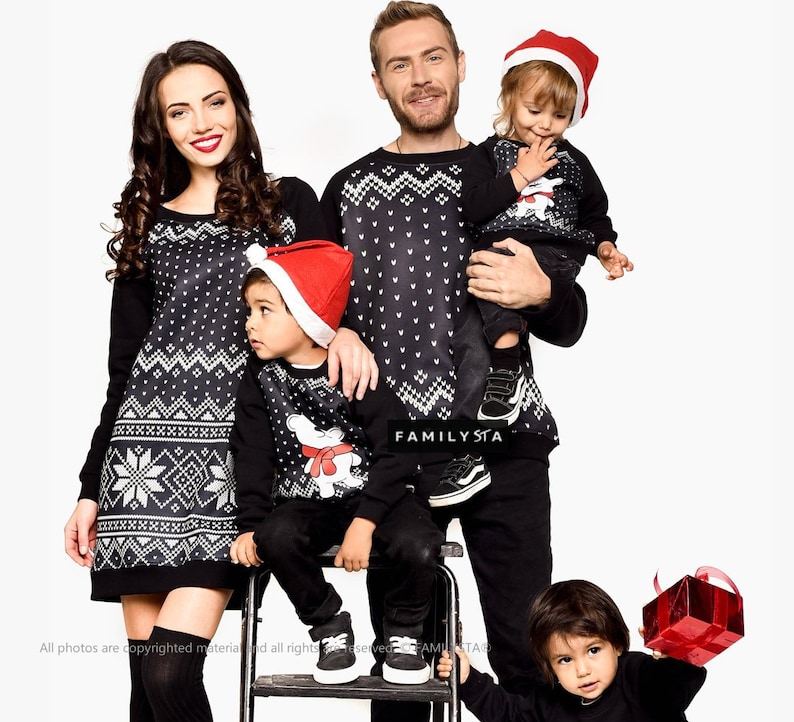 Matching Family Christmas Outfit, Matching Family Pullovers, Matching Holiday Sweaters, Family Matching Clothing, Family Outfit,Xmas Jumpers 