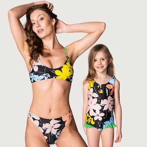 Mother Daughter Bathing Suits, Mommy And Me Swimwear, Mom And Son Matching Beachwear, Vacation Swimsuits, Matching Outfit, Mothers Day Gift image 1