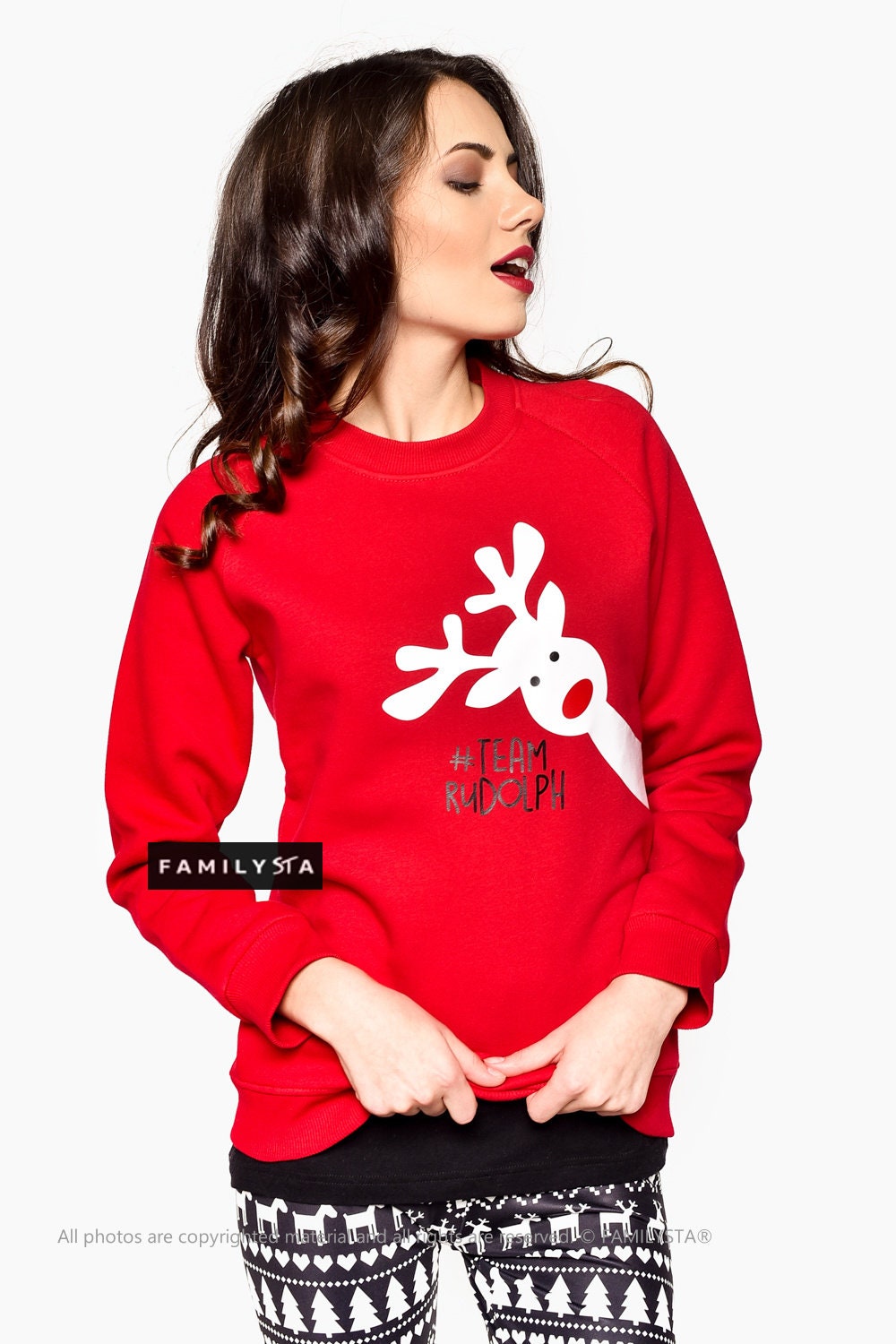 Family Christmas Sweaters, Matching Family Outfits Christmas, Red Xmas Family Jumper, Holiday Sweaters, Weihnachtspullover Familie,Best Gift