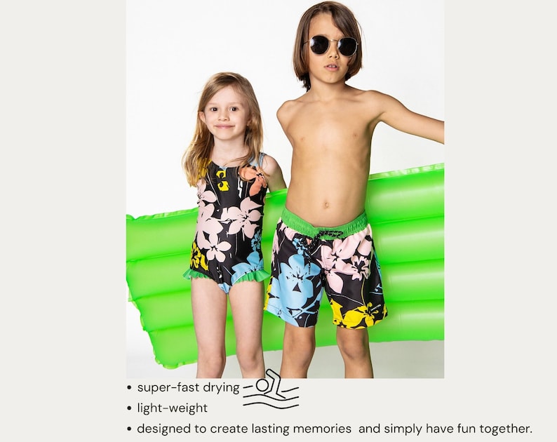 Mother Daughter Bathing Suits, Mommy And Me Swimwear, Mom And Son Matching Beachwear, Vacation Swimsuits, Matching Outfit, Mothers Day Gift image 3
