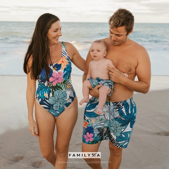 Matching family beach wear hotsell