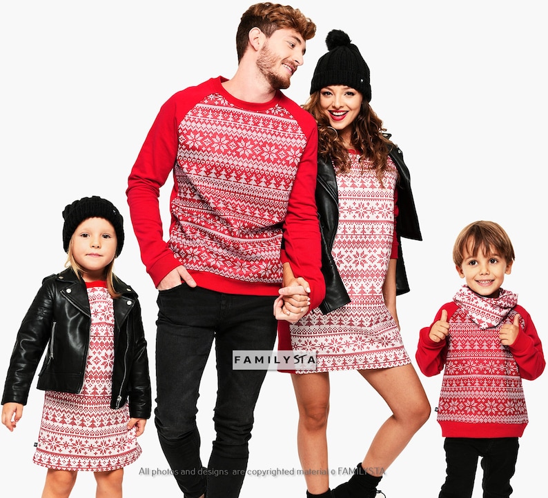 matching ugly christmas sweaters for family