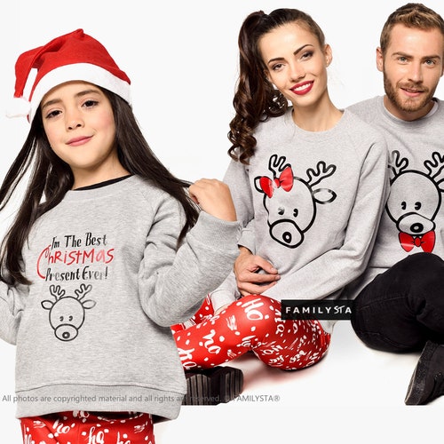 Family Christmas Sweater Matching 