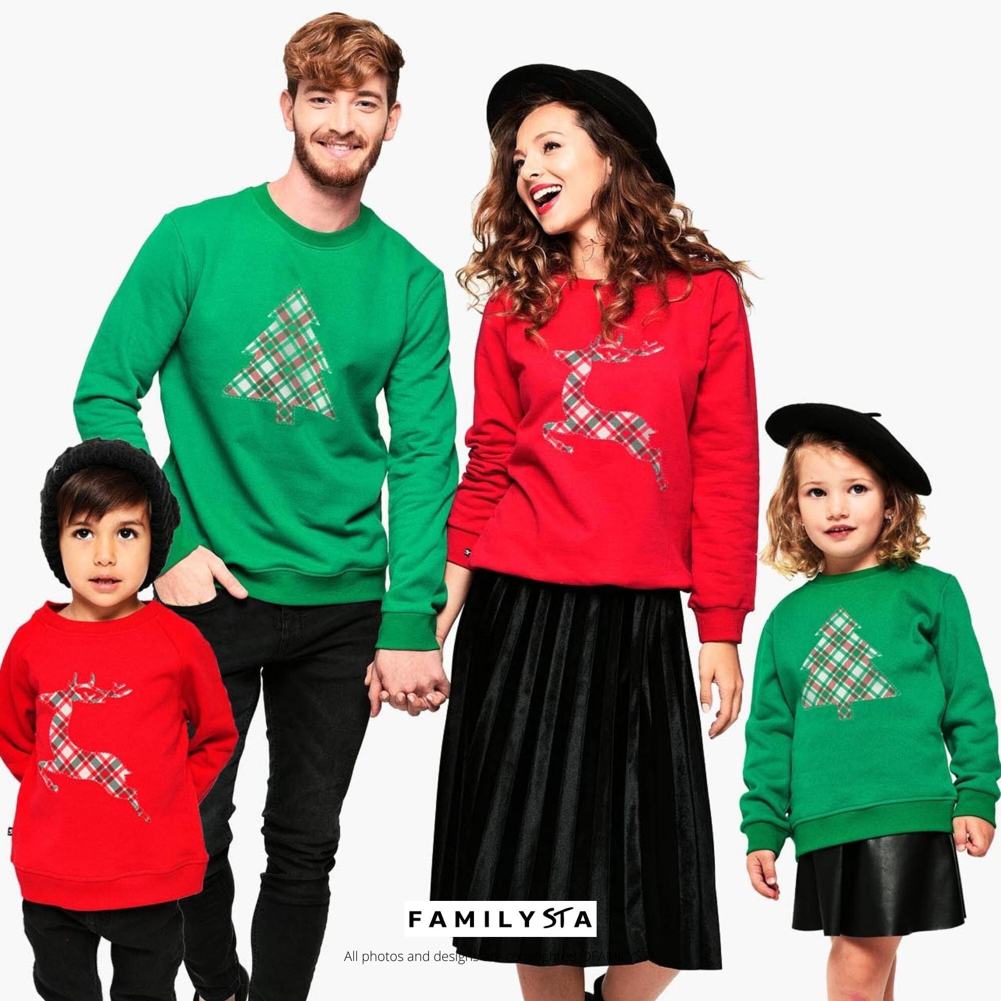 Family Christmas Sweatshirts Matching 