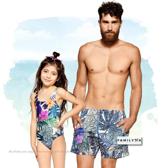 matching guy and girl swimsuits