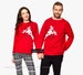 Couple Sweatshirt, Matching Christmas Outfit, Couples Gift, Christmas Pullover, Matching Family Sweaters, Rudolph Sweaters, Xmas Photoshoot 