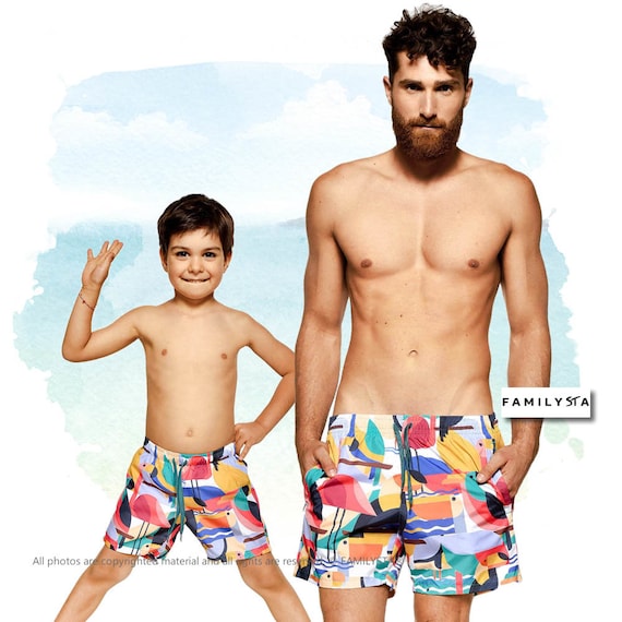 Dad and me swim outlet trunks