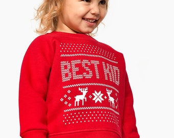 Family Christmas Sweaters, Matching Family Outfit, Family Christmas Pullover, New Year Sweatshirt, Red Xmas Jumper, Holiday Sweatshirts