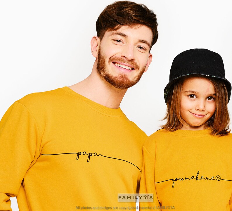 Daddy and Me Sweatshirt Matching Dad 