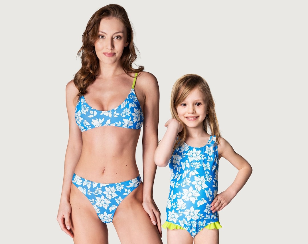 Daughter Matching Swimsuits Mum And Daughter Bikini Discount Mum