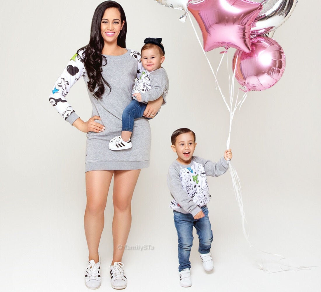 Mother and son sweatshirts Clearance