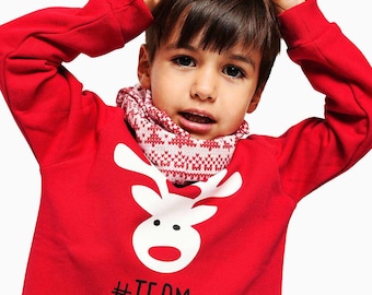 Pull de Noël pour enfant, Pull de Noël pour tout-petit, Sweatshirts des Fêtes pour enfants, Pull de fête pour enfants, Cadeaux de Noël, Vêtements d'hiver pour enfants