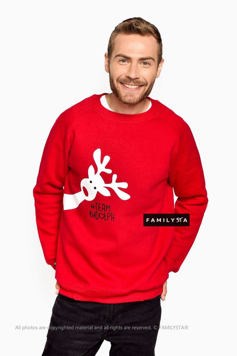 Family Christmas Sweaters, Matching Family Outfits Christmas, Red Xmas Family Jumper, Holiday Sweaters, Weihnachtspullover Familie,Best Gift